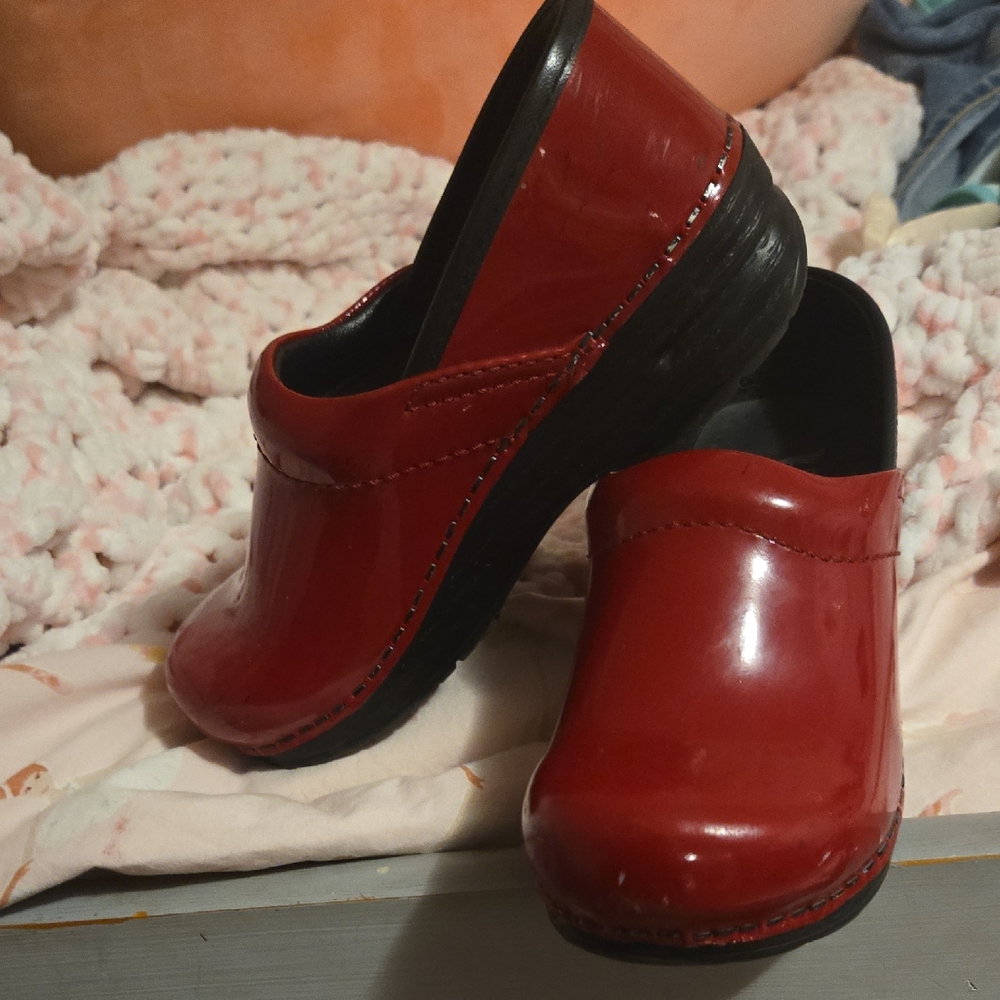 Dansko Red Women's Mules